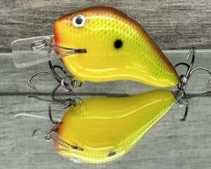 Black Label Balsa - C-1 - Custom Balsa Crankbait - Chartreuse Classic Color