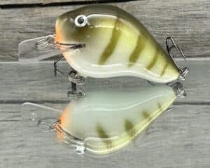 Black Label Balsa - C-1 - Custom Balsa Crankbait - Faded Perch Color