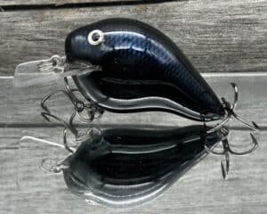 Black Label Balsa - C-1 - Custom Balsa Crankbait - Lights Out Color