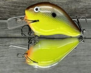 Black Label Balsa - C-1 - Custom Balsa Crankbait - River Bream Color