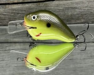 Black Label Balsa - C-1 - Custom Balsa Crankbait - Moon Shine Color