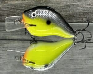 Black Label Balsa - C-1 - Custom Balsa Crankbait - Chartreuse Magic Color
