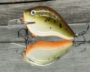 Black Label Balsa - C-1 - Custom Balsa Crankbait - Root Beer Color