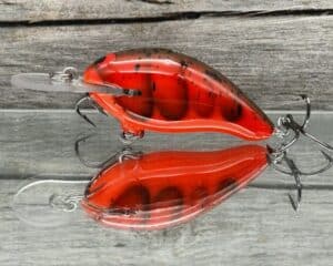 Black Label Balsa - Badger - Custom Balsa Crankbait - Delta Craw Color