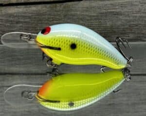 Black Label Balsa - Badger - Custom Balsa Crankbait - Candy Dolphin Color