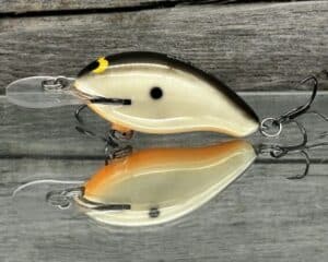 Black Label Balsa - Badger - Custom Balsa Crankbait - Bone Khaki Color