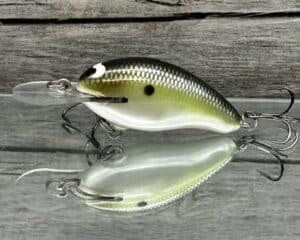 Black Label Balsa - Badger - Custom Balsa Crankbait - Money Shad Color
