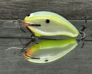 Black Label Balsa - Badger - Custom Balsa Crankbait - Citrus Candy Color