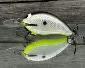 Black Label Balsa - Badger - Custom Balsa Crankbait - Hot Anchovy Color