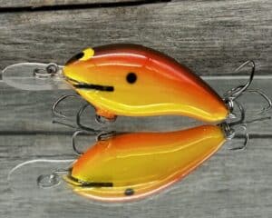 Black Label Balsa - Badger - Custom Balsa Crankbait - Simple Craw Color