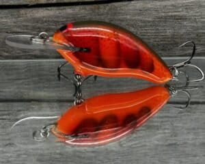 Black Label Balsa - Badger - Custom Balsa Crankbait - Crush Craw Color