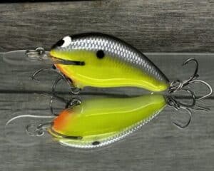 Black Label Balsa - Badger - Custom Balsa Crankbait - Chartreuse Magic Color