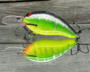 Black Label Balsa - Badger - Custom Balsa Crankbait - Salad Bar Color