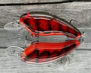 Black Label Balsa - Cricket - Custom Balsa Crankbait - Delta Craw color