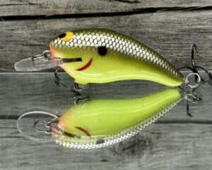 Black Label Balsa - Cricket - Custom Balsa Crankbait - Moon Shine color