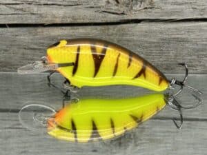 Black Label Balsa - Cricket - Custom Balsa Crankbait - Spring Tiger color