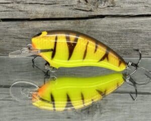 Black Label Balsa - Cricket - Custom Balsa Crankbait - Spring Tiger color