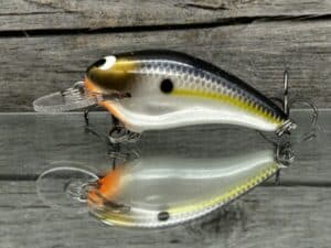Black Label Balsa - Cricket - Custom Balsa Crankbait - Threadfin Shad Pearl color