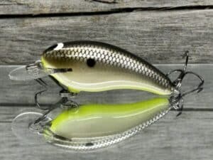 Black Label Balsa - Cricket - Custom Balsa Crankbait - Bone Shiner color
