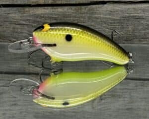 Black Label Balsa - Cricket - Custom Balsa Crankbait - Bone Shad color