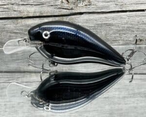 Black Label Balsa - Seducer - Custom Balsa Crankbait - Lights Out color