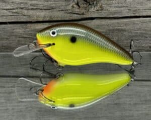 Black Label Balsa - Seducer - Custom Balsa Crankbait - River Bream color