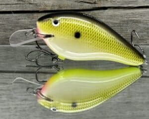 Black Label Balsa - Seducer - Custom Balsa Crankbait - Bone Shad color