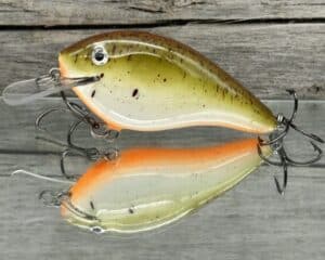 Black Label Balsa - Seducer - Custom Balsa Crankbait - Root Beer color