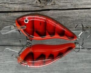 Black Label Balsa - Seducer - Custom Balsa Crankbait - Delta Craw color