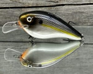 Black Label Balsa - Seducer - Custom Balsa Crankbait - Threadfin Shad Pearl color