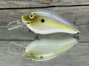 Black Label Balsa - Seducer - Custom Balsa Crankbait - Chartreuse Shad color