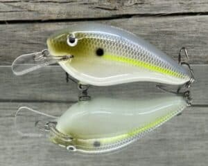 Black Label Balsa - Seducer - Custom Balsa Crankbait - Chartreuse Shad color