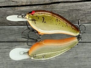 Black Label Balsa - Fat Flat - Custom Balsa Crankbait - Root Beer color