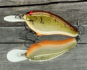 Black Label Balsa - Fat Flat - Custom Balsa Crankbait - Root Beer color