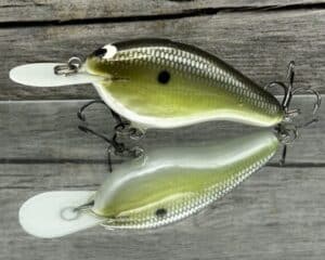 Black Label Balsa - Fat Flat - Custom Balsa Crankbait - Money Shad color