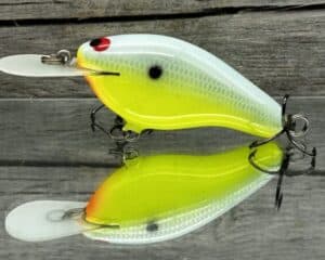 Black Label Balsa - Fat Flat - Custom Balsa Crankbait - Candy Dolphin color