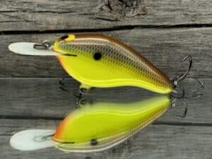 Black Label Balsa - Fat Flat - Custom Balsa Crankbait - River Bream color