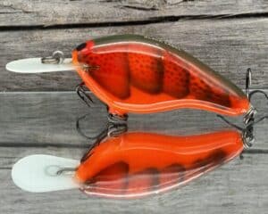 Black Label Balsa - Fat Flat - Custom Balsa Crankbait - Crush Craw color