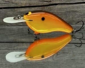 Black Label Balsa - Fat Flat - Custom Balsa Crankbait - Simple Craw color