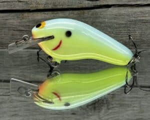 Black Label Balsa - Prowler Flat - Custom Balsa Squarebill Crankbait - Blue Moon color
