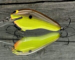 Black Label Balsa - Prowler Flat - Custom Balsa Squarebill Crankbait - River Bream color
