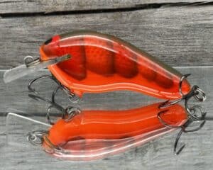 Black Label Balsa - Prowler Flat - Custom Balsa Squarebill Crankbait - Crush Craw color