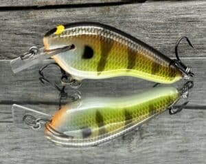 Black Label Balsa - Prowler Flat - Custom Balsa Squarebill Crankbait - Bold Bluegill color