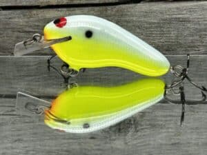 Black Label Balsa - Prowler Flat - Custom Balsa Squarebill Crankbait - Candy Dolphin color