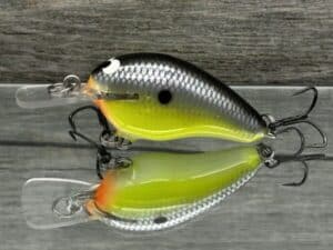 Black Label Balsa - Sweetheart MR - Custom Balsa Crankbait - Chartreuse Magic color