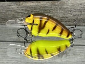 Black Label Balsa - Sweetheart MR - Custom Balsa Crankbait - Spring Tiger color