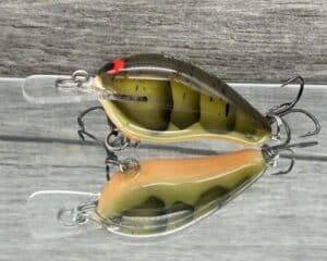 Black Label Balsa - Sweetheart MR - Custom Balsa Crankbait - Phantom Green Craw color