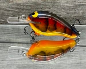 Black Label Balsa - Sweetheart MR - Custom Balsa Crankbait - Spring Craw color