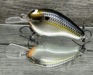 Black Label Balsa - Sweetheart MR - Custom Balsa Crankbait - Threadfin Shad Pearl color