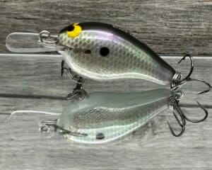 Black Label Balsa - Sweetheart MR - Custom Balsa Crankbait - Gizzard Shad Foil color